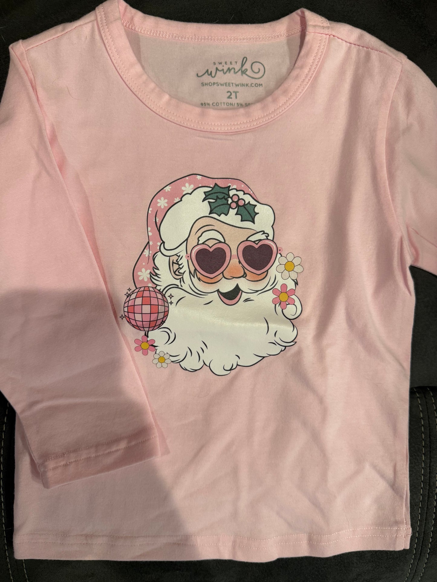 Long Sleeve Groovy Santa Tee