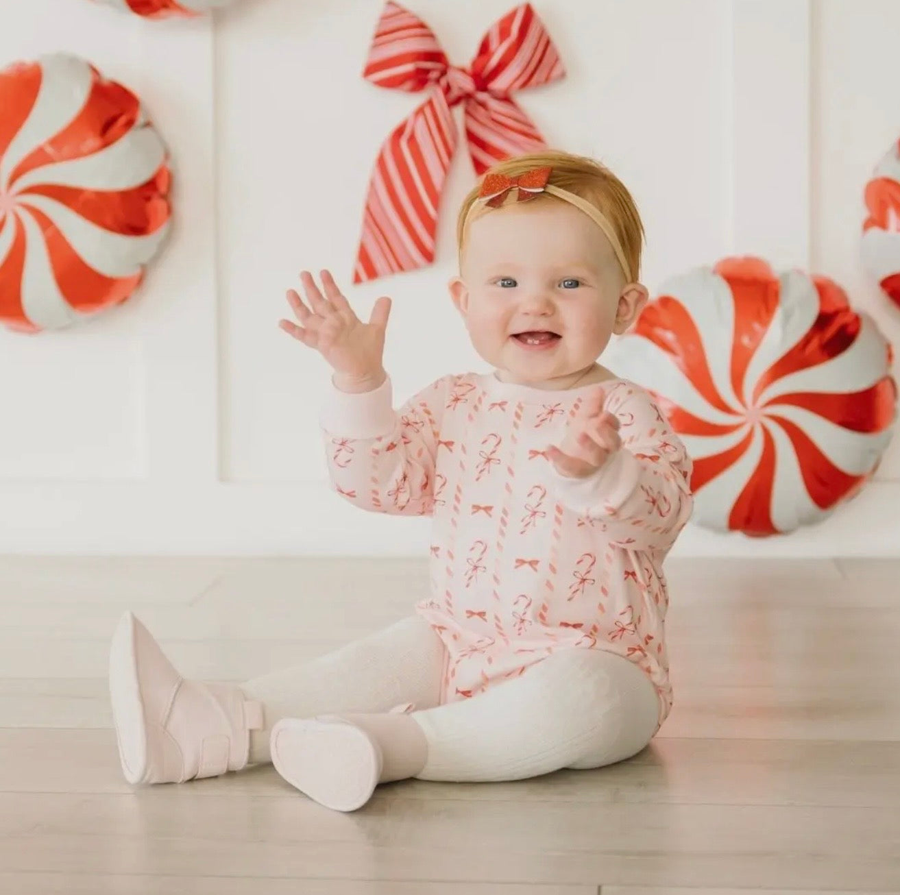 Pink Candy Cane Bubble