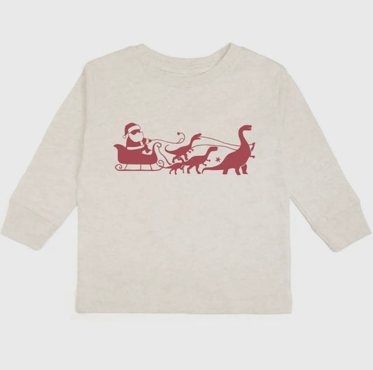 Dino Sleigh Long Sleeve Tee