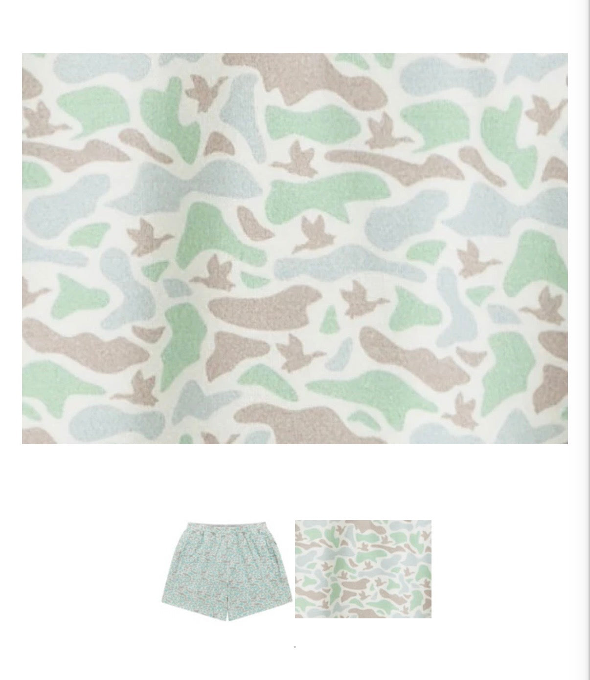 Boys Marsh Camo Shorts