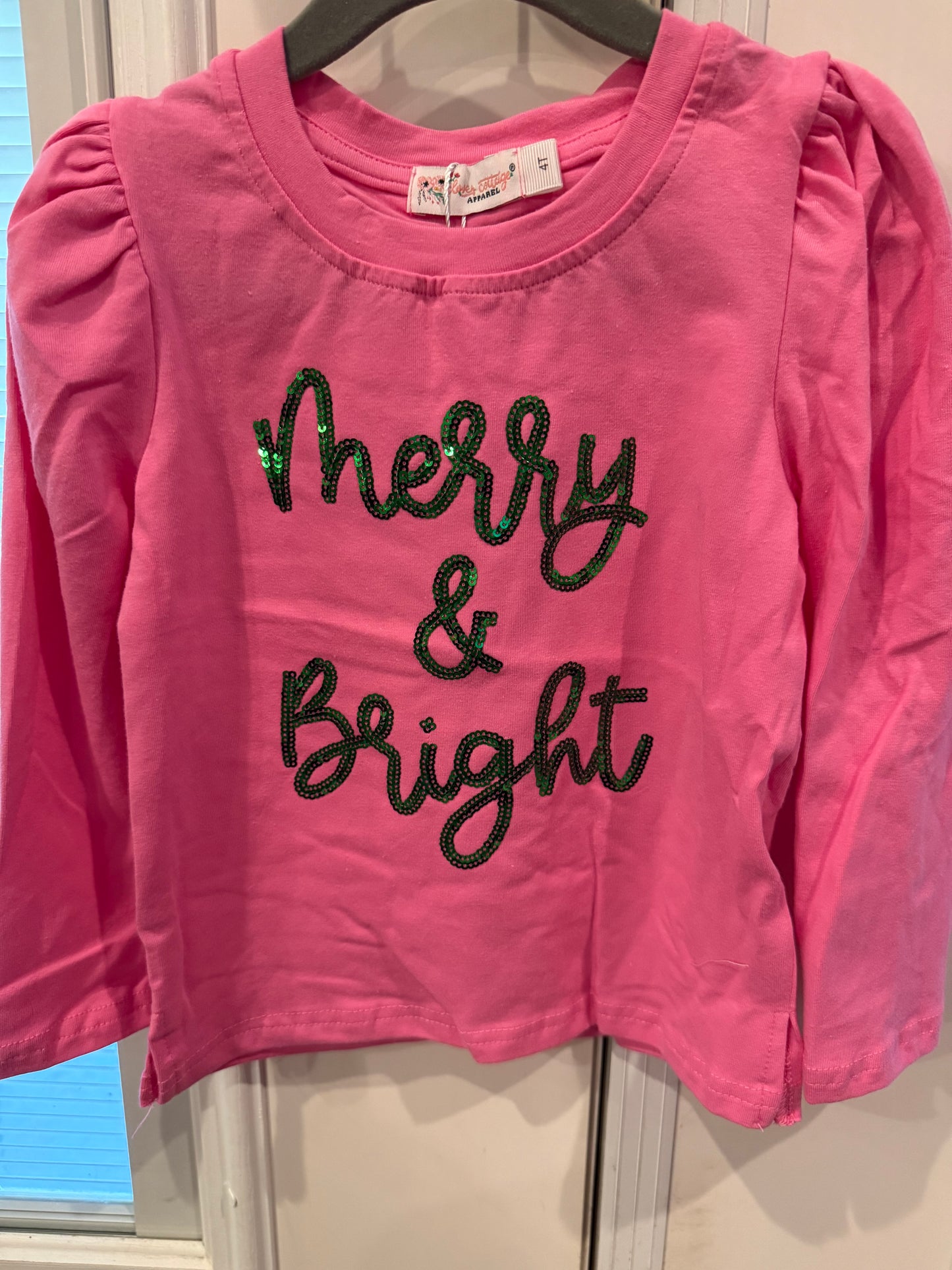 Merry & Bright Sequin Shirt
