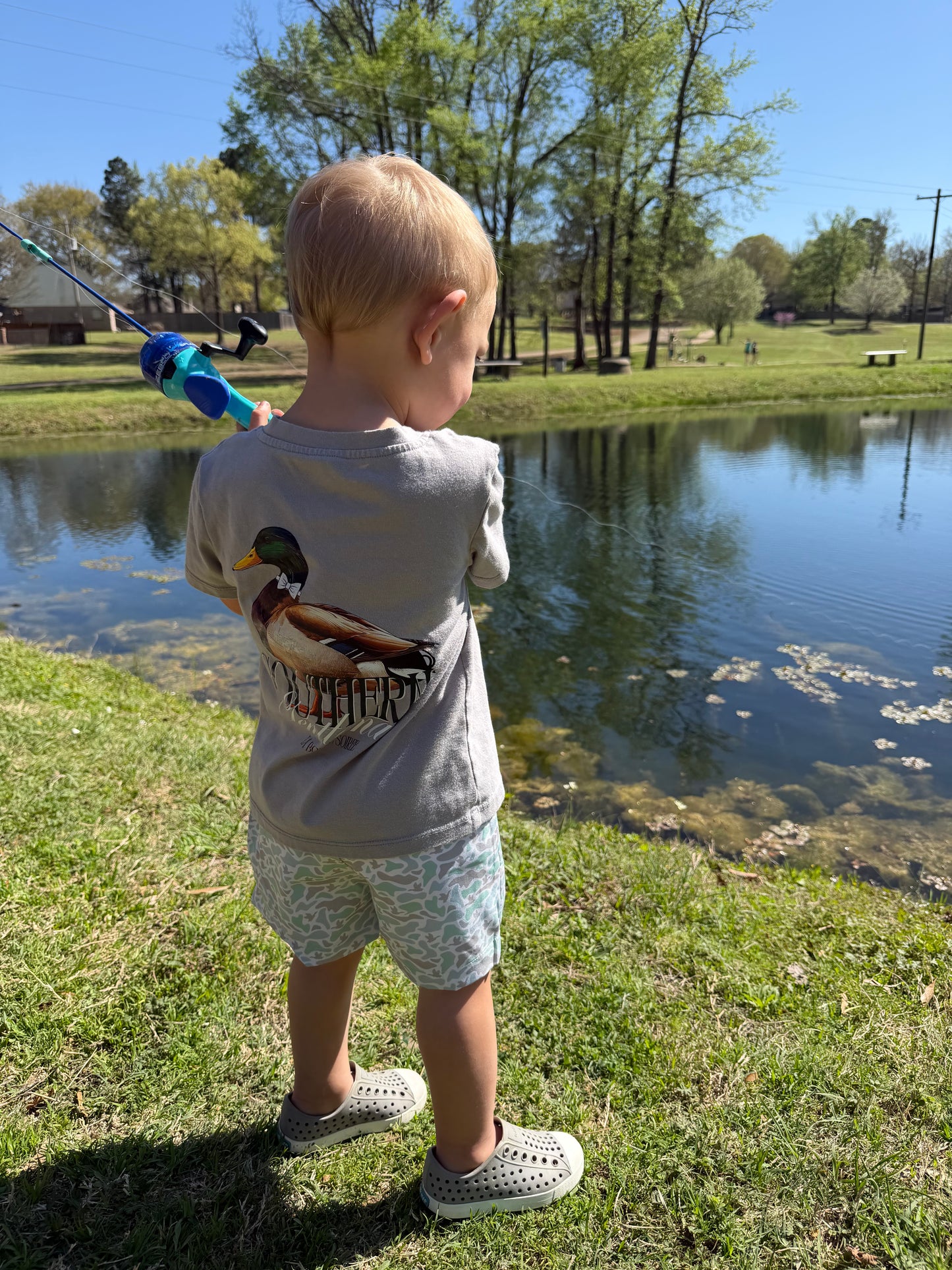 Boys Marsh Camo Shorts