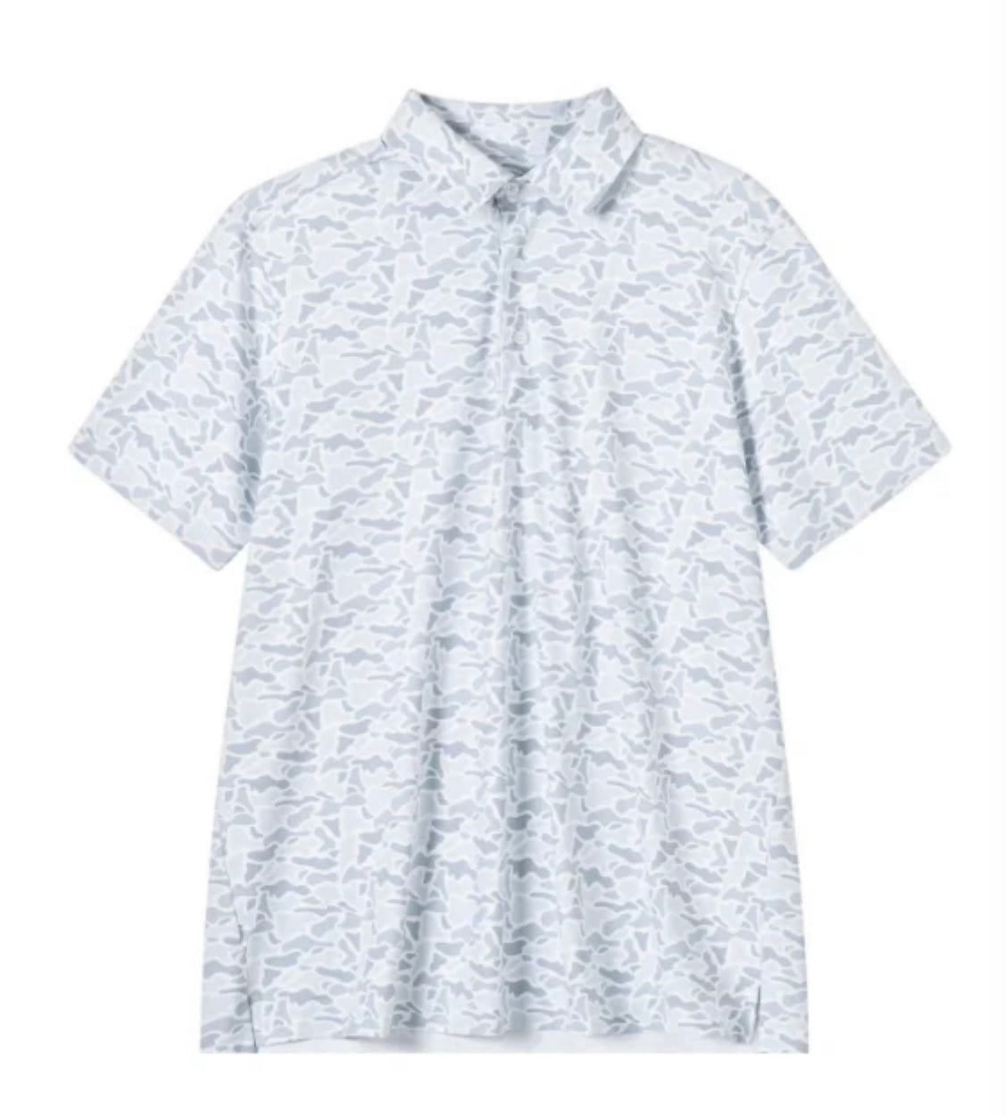 Boys White Camo Shirt