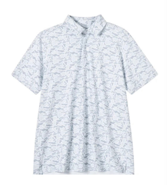 Boys White Camo Shirt