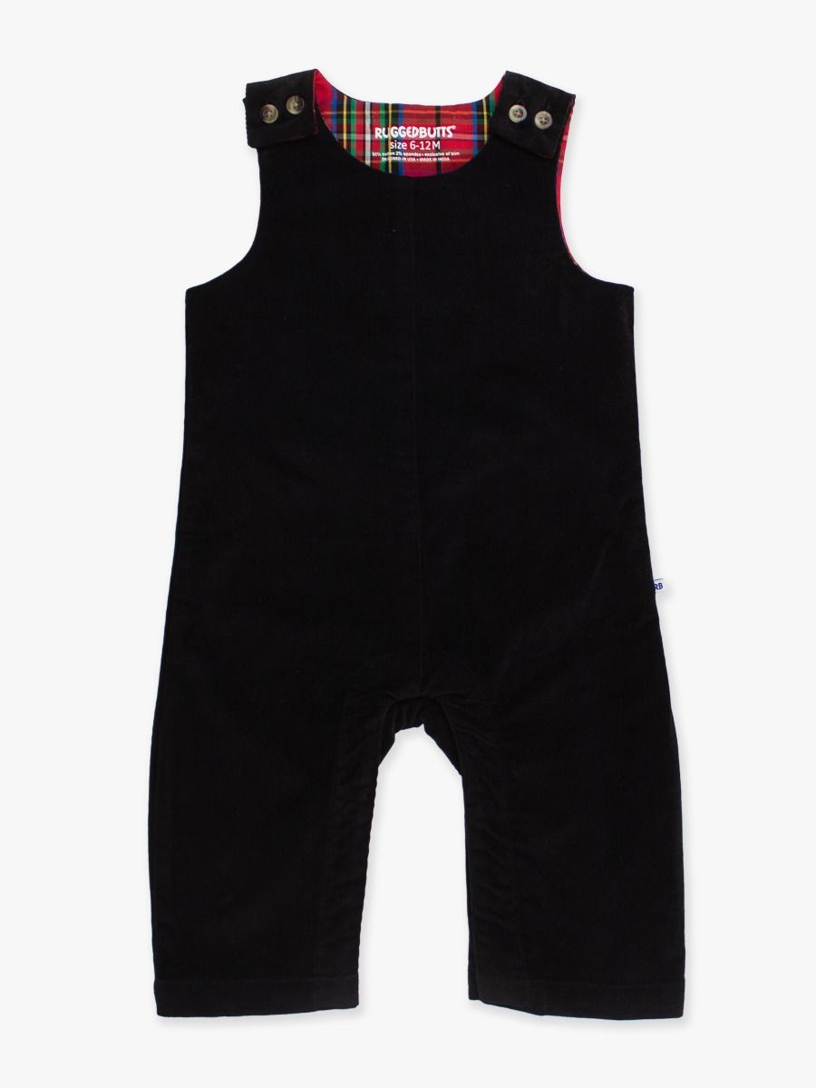 Black Corduroy Romper