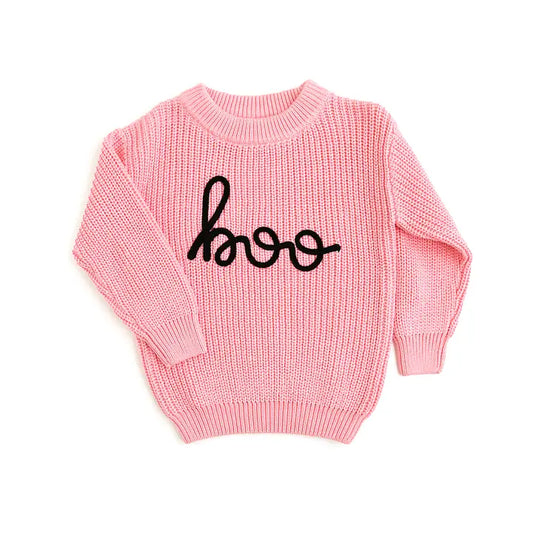 Pink Boo Sweater