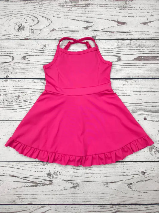 Hot Pink Athletic Dress