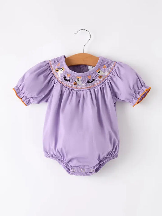 Purple Ghost Romper